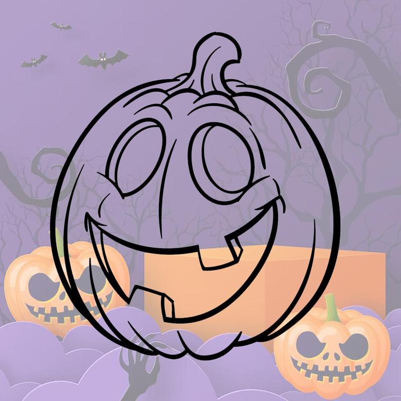 Pumpkin Smile Cookie Mold for Halloween