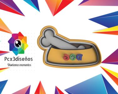 COOKIE CUTTER PET DISH DOG FOOD