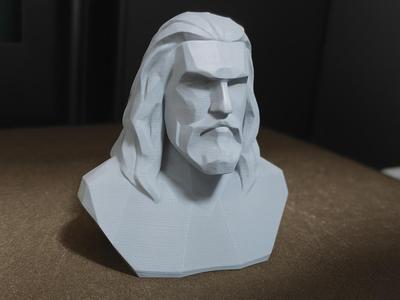 Bust Aquaman - Lowpoly