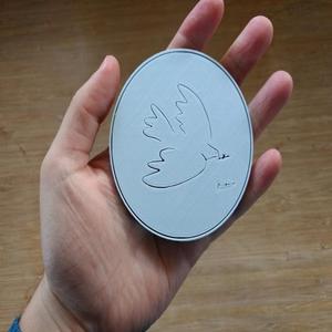 Dove Coaster (Picasso Line Drawing)