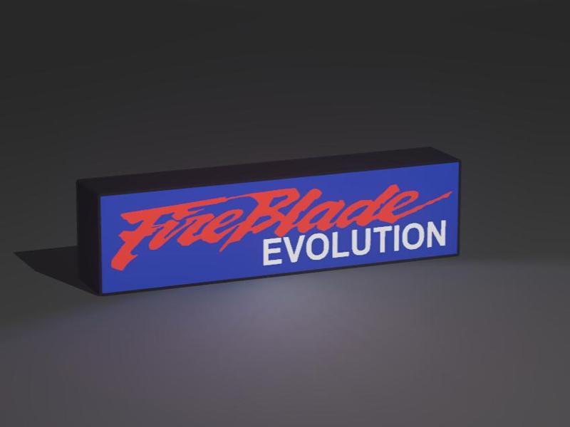 Honda FireBlade Evolution Lightbox.