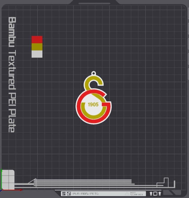 Glatasaray Instanbul Keychain