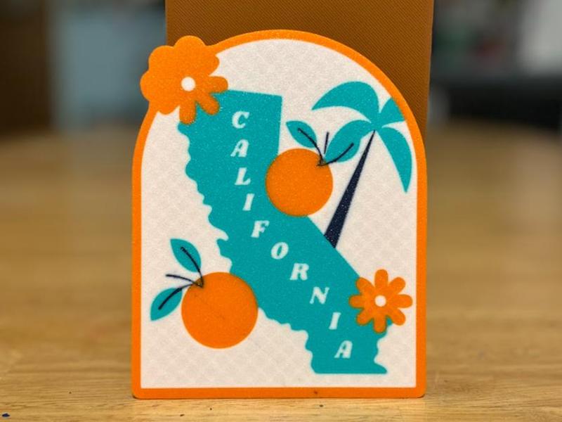 California Oranges Wall Decor or Magnet