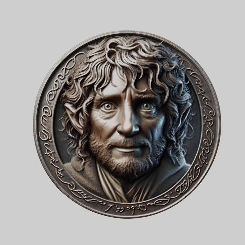 Bilbo Baggins Lord of Rings Medallion for CNC Router Laser & 3D Printer