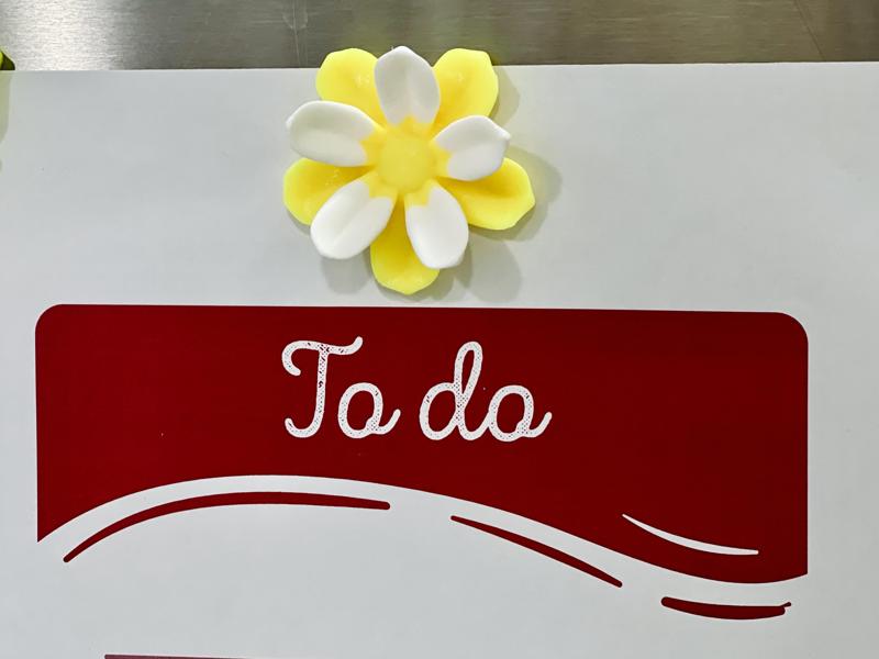 Flower Fridge Magnet - Color Change