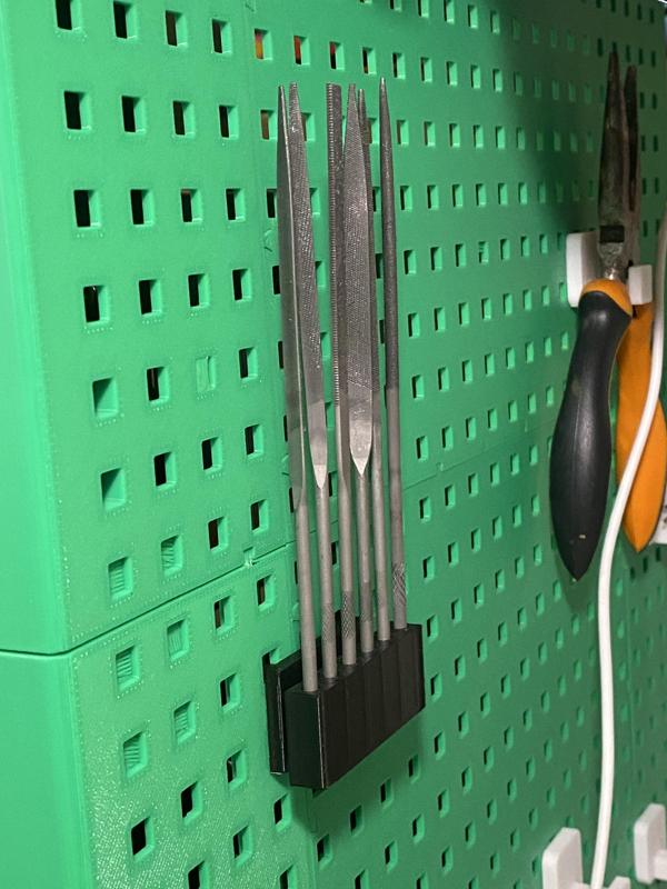 P1P Pegboard File Holder