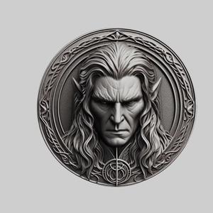 Elrond Lord of Rings Medallion for CNC Router Laser & 3D Printer