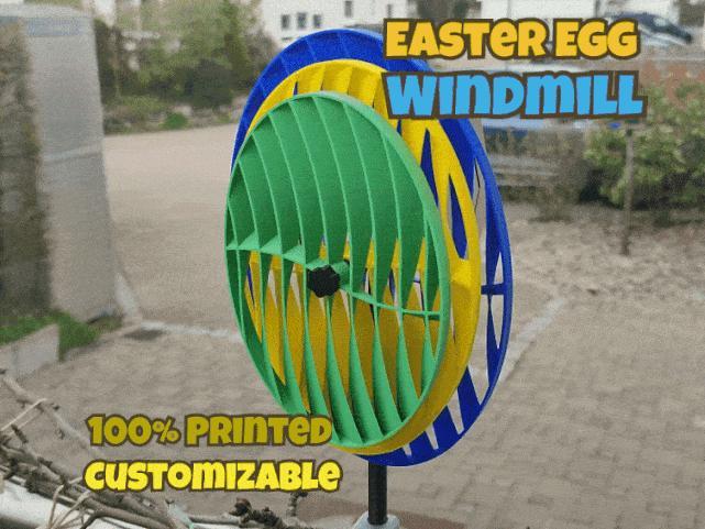 Elliptical Windmill - Customizable Pinwheel
