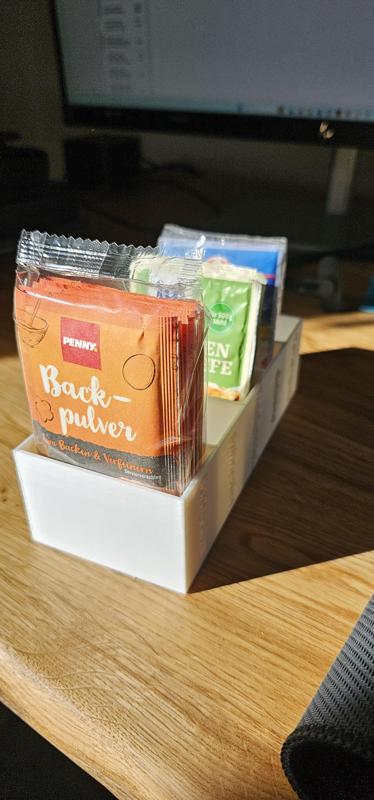 Box for baking ingredients  / Backzutatenbox Aufbewahrungsbox