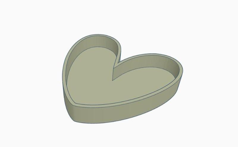 Heart-shaped pot