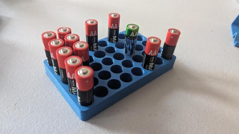 AA Battery Tray