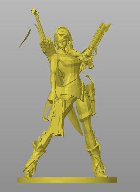 Samira League of Legends Figure (With Stand)