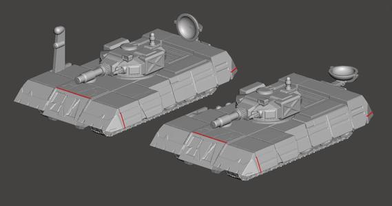 1-100 Paneuropean Light Tank Proxy for Ogre 