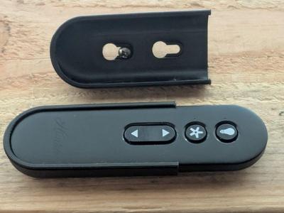 Low-profile Hunter ceiling fan remote wall mounts