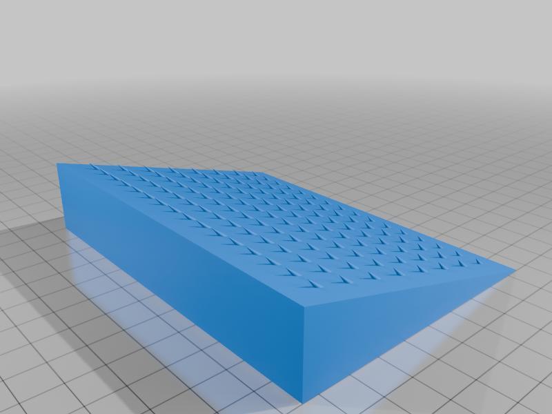 wedge to hold tissue box in place in car