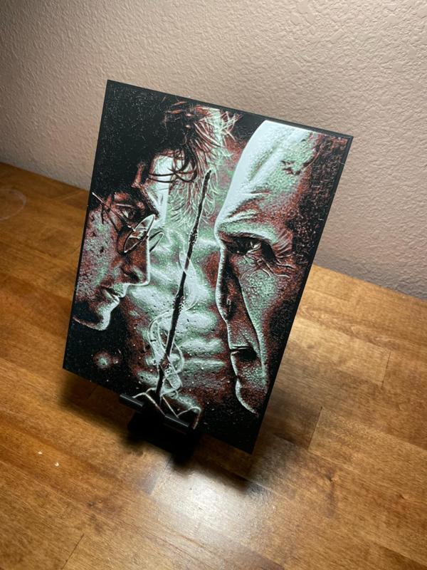 6-Color-Harry Vs. Voldemort Green and Red