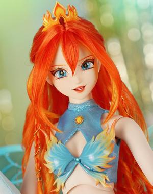 Winx Club Bloom Tiara for 1/3 BJD Doll (Dollfie Dream, Smart Doll)
