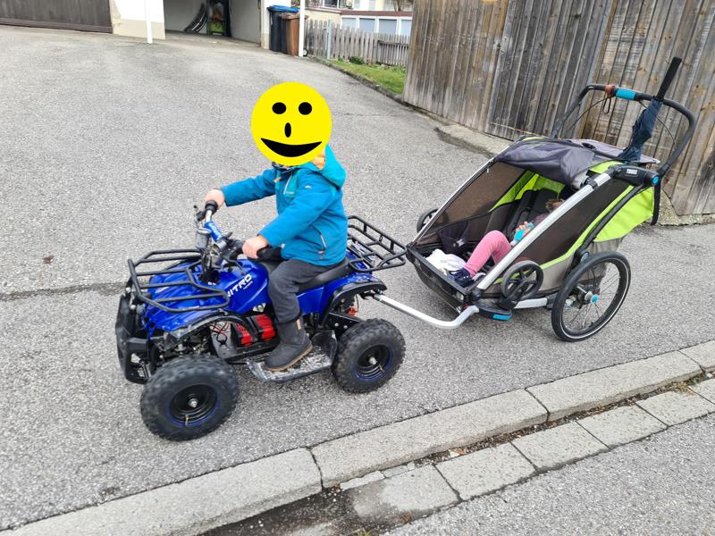 Trailer Hitch for Electric Quad (Kid Version) (Thule Version)