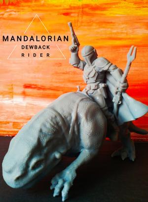 Mandalorian Dewback Rider