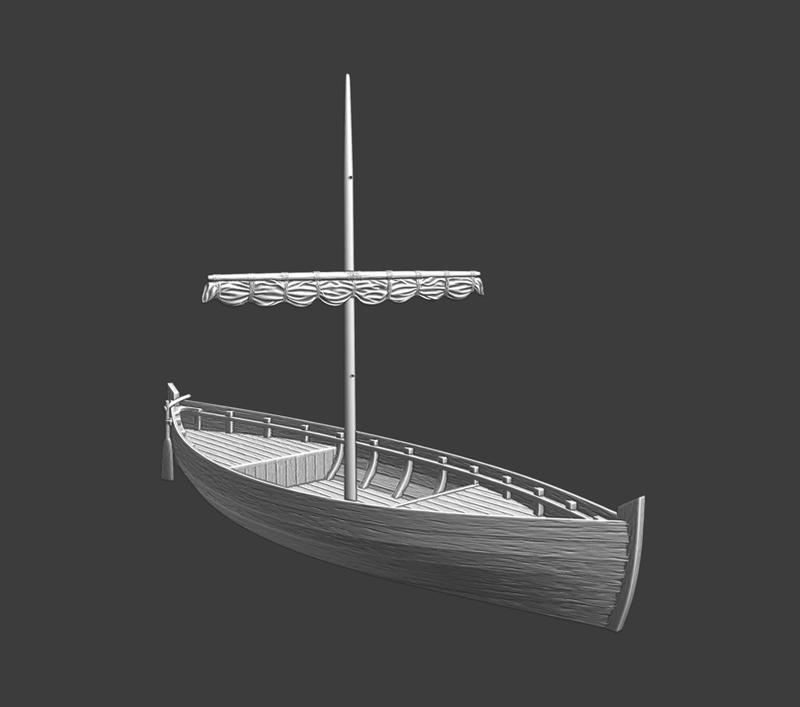 Medieval ship of the Knarr type