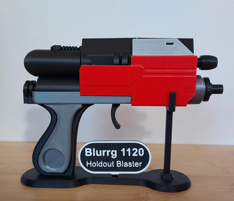 Blurrg 1120 Hideout Blaster with articulated trigger