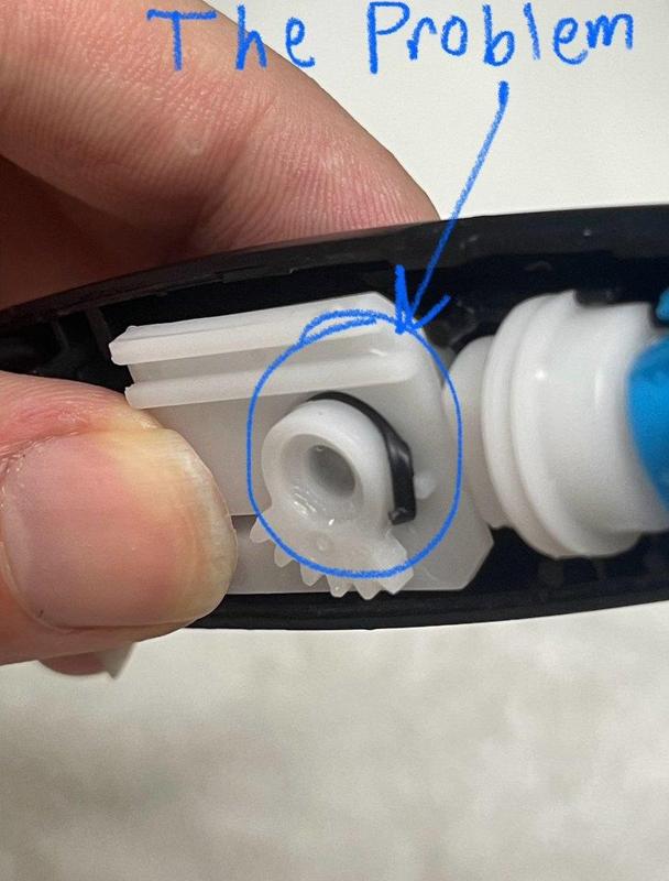 WaterPik Aquarius Leak Fix - Shim