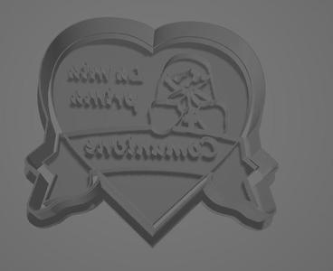 First Communion Heart girl - Cookie Cutter