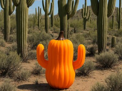 Saguaro Pumpkin Cactus