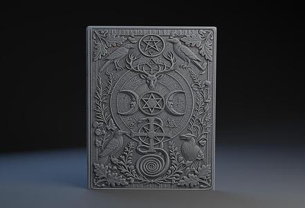 3 Ring Binder Grimoire Cover