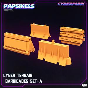 CYBER TERRAIN BARRICADES SET A