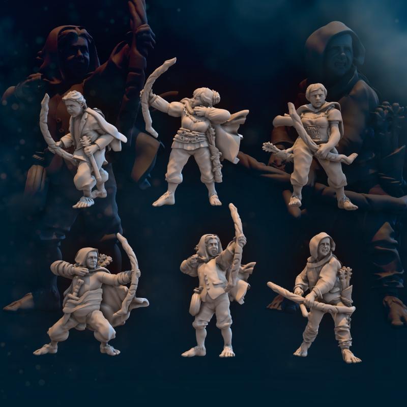 6x Halfmen Archer | Halfmen | Fantasy