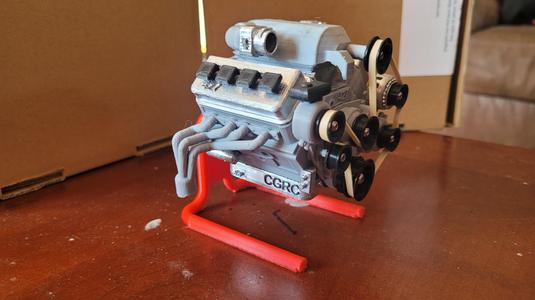 CGRC 427 SB Supercharged dry sump pan w/stand