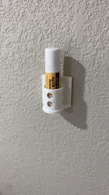 ChapStick Wall Mount - Holds Standard and Wide Size! - Chap Stick