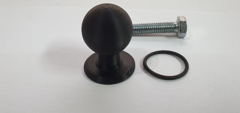 RAM Mount FJR1300, Platte, O-Ring-Nut, 8mm