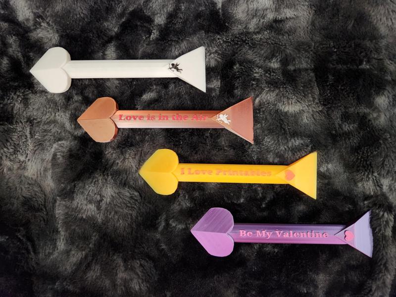 Cupid's Arrow Bed Scraper and Craft Tool