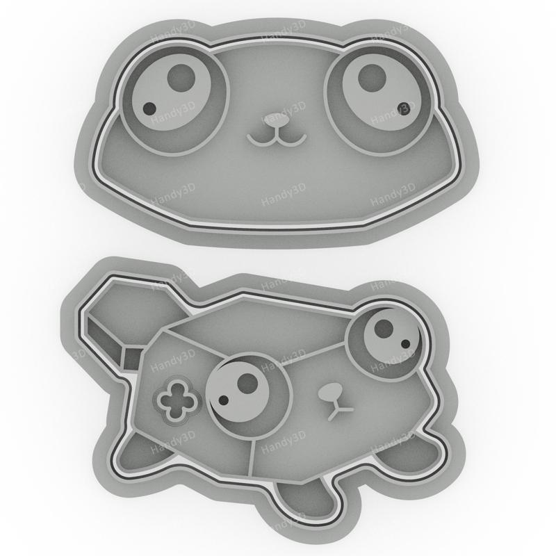 Pebble Cookie Cutter Set - Head & Full Body Designs