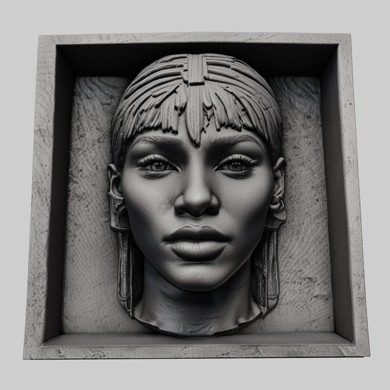 Zendaya head relief actress