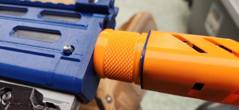 Shorty Knurled Nut For MooseSlug BCAR