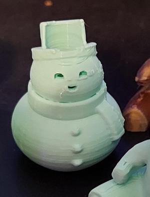 Snowman Straw Topper