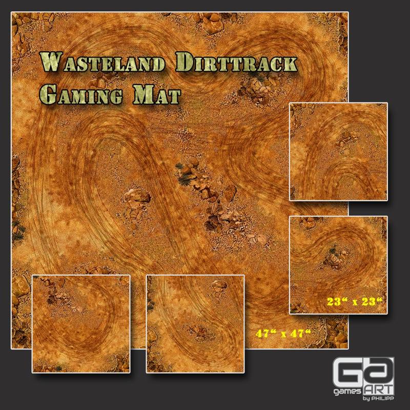 Wasteland Dirttrack Gaming Mat