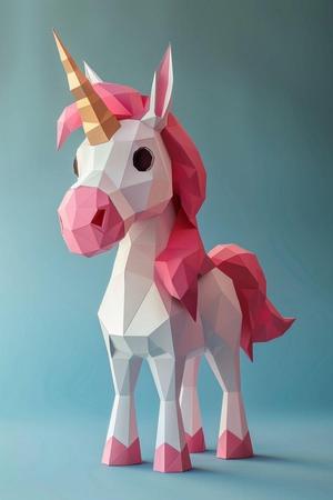 Unicorn Low Poly