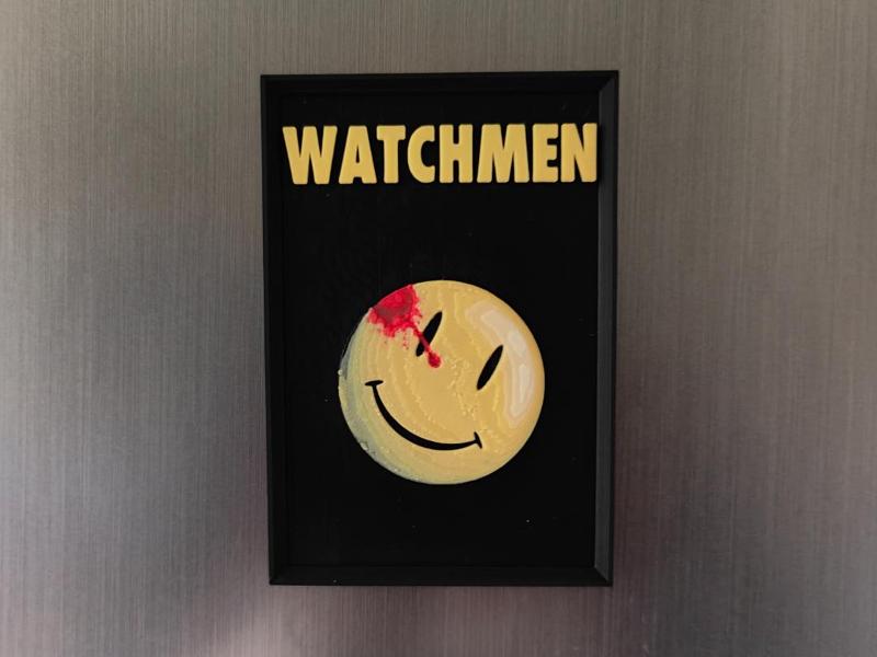 Watchmen movie poster fridge magnet