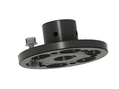 Hub for motor shaft
