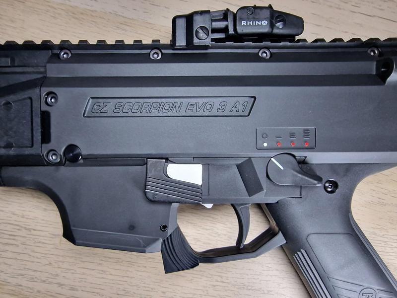 ASG Scorpion Evo Bolt Catch Hold Open (Airsoft)