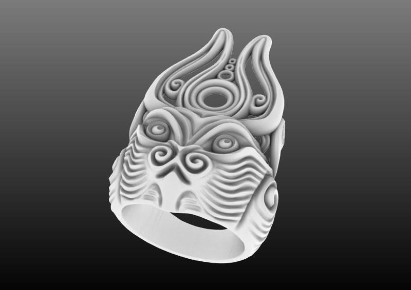 Enchanted Stylized Rabbit Elegance Ring