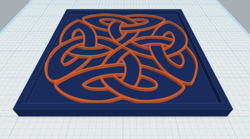 Celtic Mandala Coaster 27