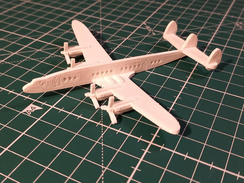 Lockheed Super Constellation Kit Card