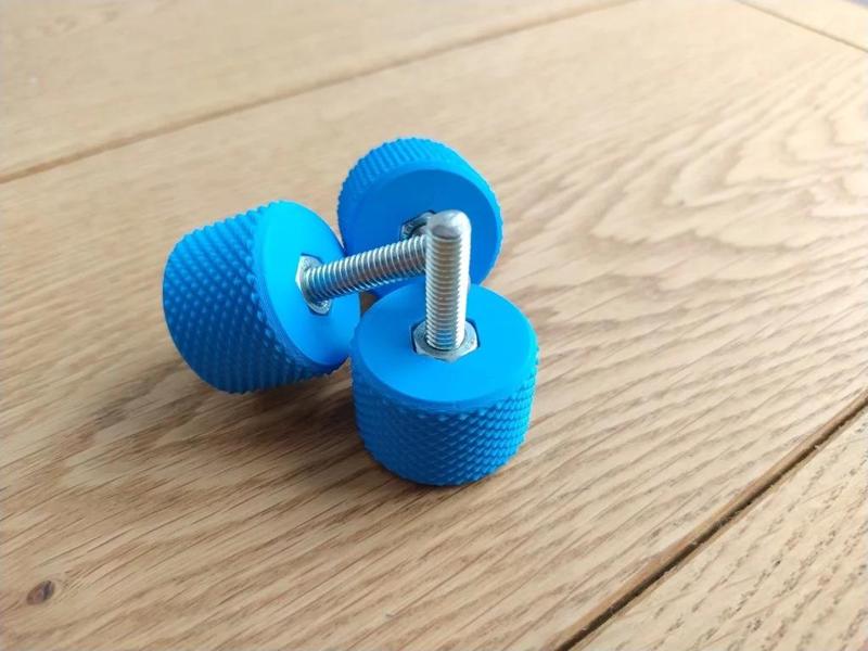 Knurling M6 Gerätefuss / Knob