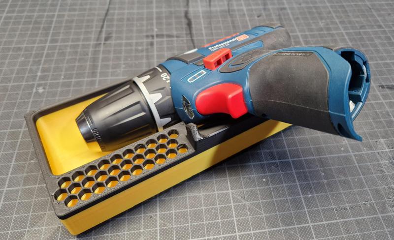 Gridfinity storage for Bosch GSR 12V