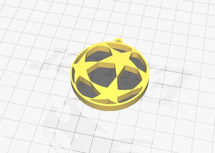 Champions League Keyring